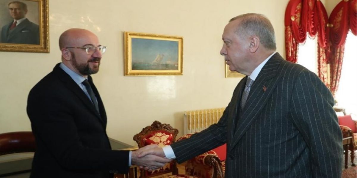 Πρόεδρος του Ευρωπαϊκού Συμβουλίου σε Ερντογάν: «Παράνομες οι τουρκικές γεωτρήσεις» (φώτο)