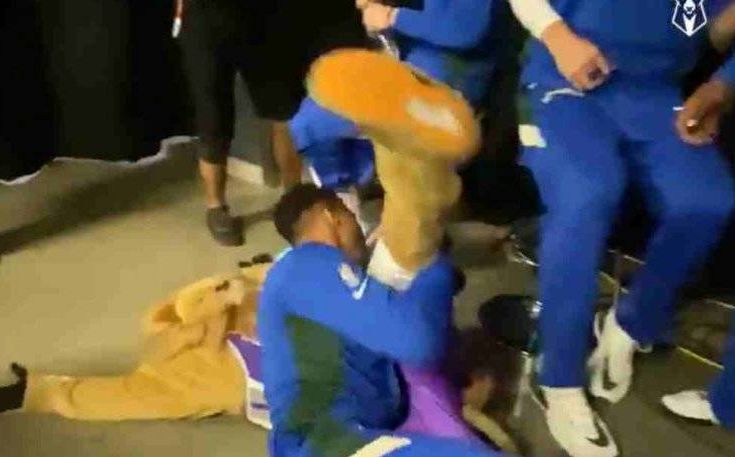 Θύμα του τελετουργικού των Μπακς η μασκότ των Σακραμέντο Κινγκς! (βίντεο)