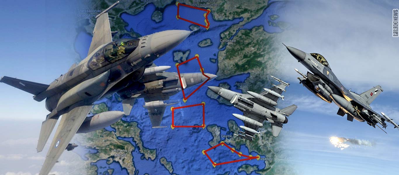 Η Τουρκία πιέζει για «ατύχημα» πολέμου: 6 εμπλοκές, 27 πτήσεις επάνω από ελληνικό έδαφος & 91 παραβιάσεις!