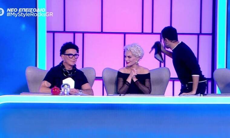 My Style Rocks: Έβγαλε στο πλατό τα παπούτσια της Έλενας Χριστοπούλου και τα φόρεσε σε παίκτρια (βίντεο)