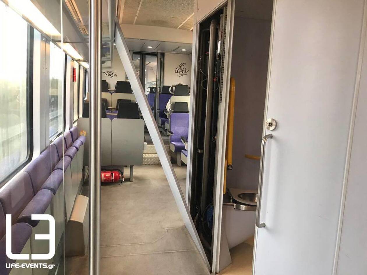 Τρένο από Λάρισα για Θεσσαλονίκη: Δείτε τι έγινε στις τουαλέτες