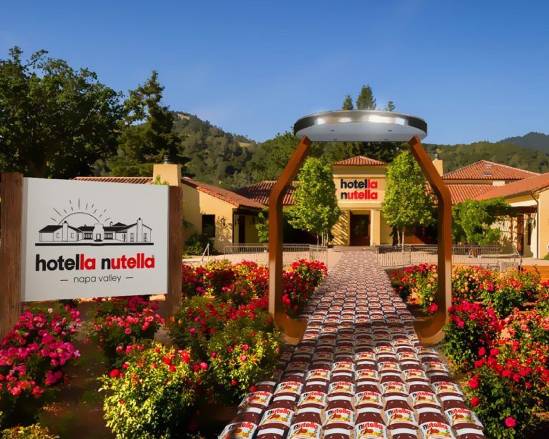 «Hotella Nutella»: Ένα ξενοδοχείο γεμάτο πραλίνα φουντουκιού με μόνο 250 δολ. ημερησίως (φώτο)