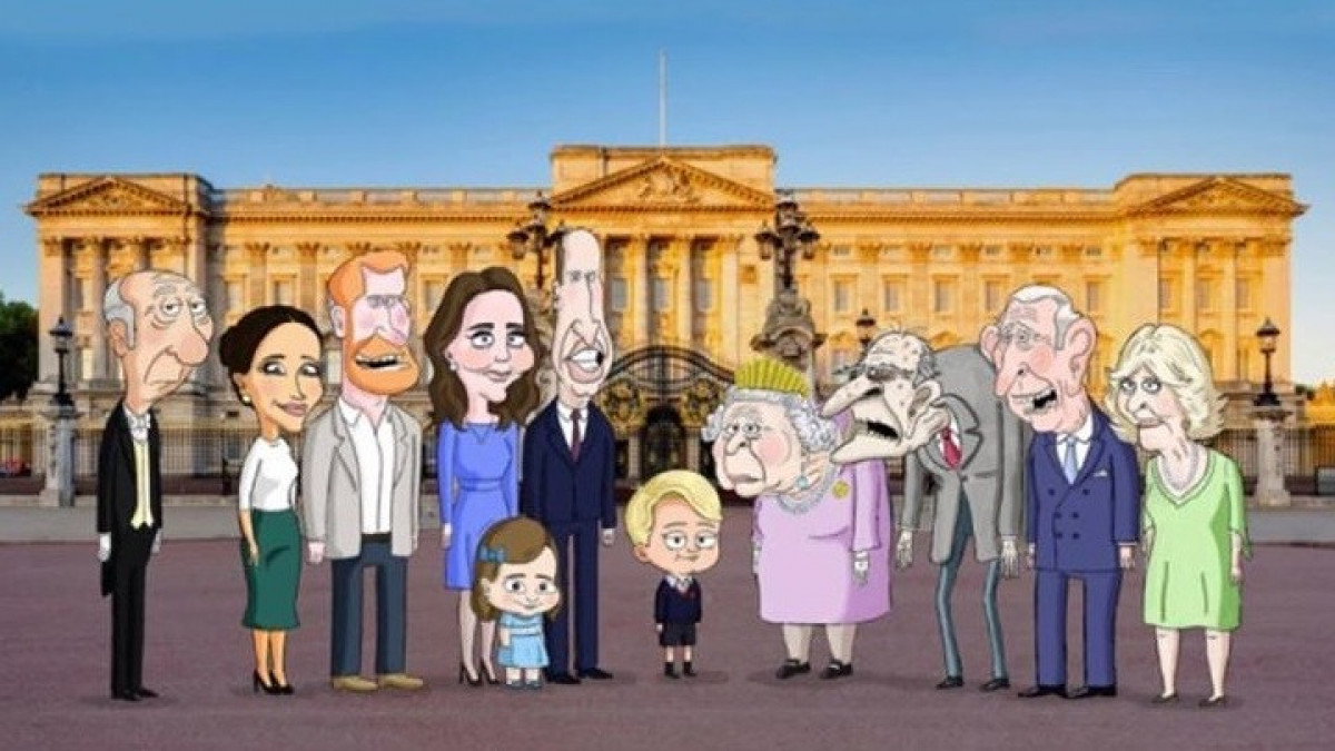 Η βρετανική βασιλική οικογένεια τώρα σε καρτούν από το ΗΒΟ