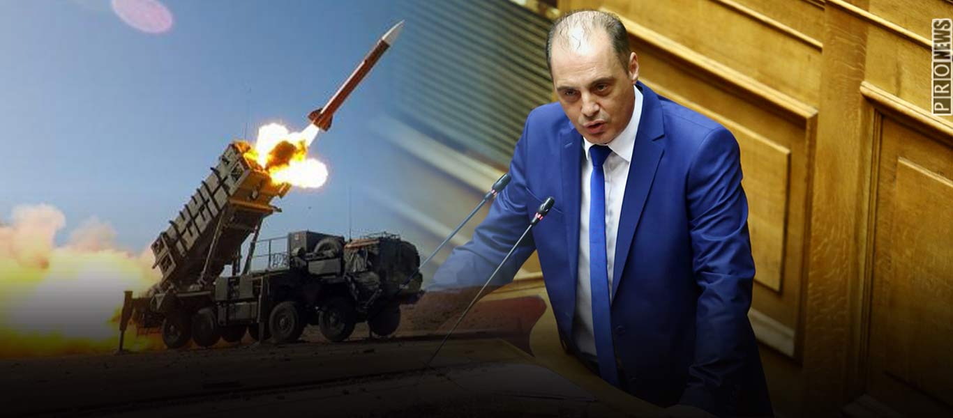 Βαριές καταγγελίες Κ.Βελόπουλου κατά κυβέρνησης για Patriot: «Ξηλώνετε την αεράμυνα της χώρας – Κάνετε έγκλημα»