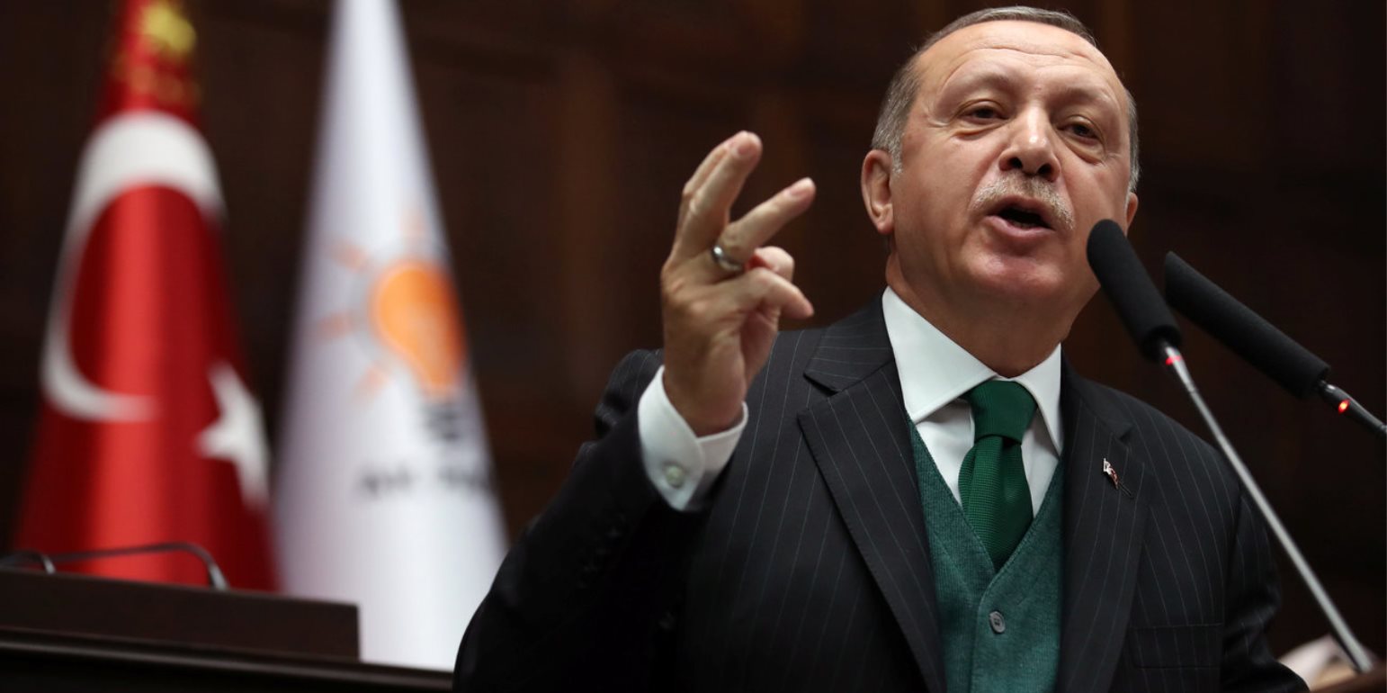 Προκαλούν πάλι οι Τούρκοι: Ο Ερντογάν ως καρτούν «ξεριζώνει» την Κύπρο (βίντεο)