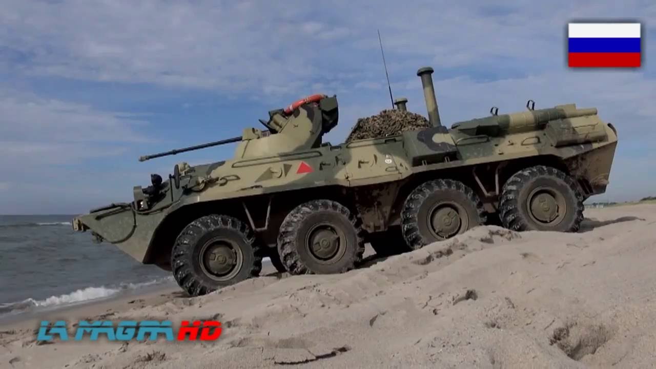 BTR-82AM: Το  νέο ρωσικό αμφίβιο τροχοφόρο ΤΟΜΠ σε σκληρές δοκιμασίες (βίντεο)