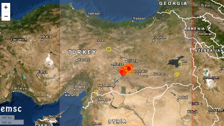 Νέος σεισμός 4,5 Ρίχτερ στην Ανατολική Τουρκία