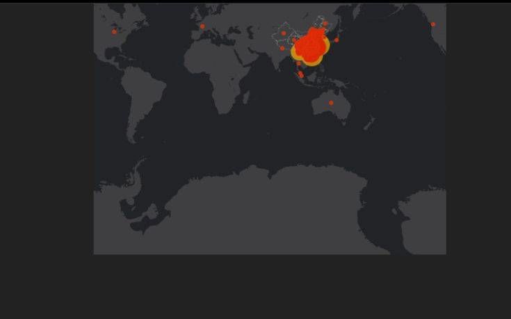 Κοροναϊός: Δείτε σε πραγματικό χρόνο την εξάπλωσή του – Σε «καραντίνα» όλη η Κίνα