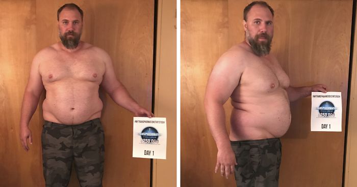 Αυτή κι αν είναι μεταμόρφωση – Δείτε πως άλλαξε αυτός ο 40χρονος άνδρας μέσα σε 150 ημέρες (φώτο)