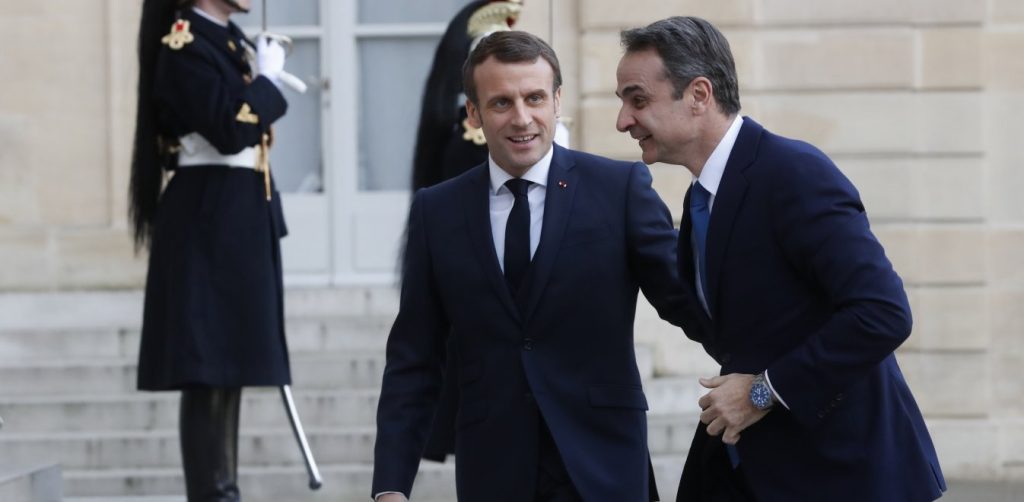 Κ.Μητσοτάκης – Ε.Μακρόν: Κοινή καταδίκη τουρκικής επεκτατικότητας- «Στηρίζω Ελλάδα και Κύπρο» (βίντεο)