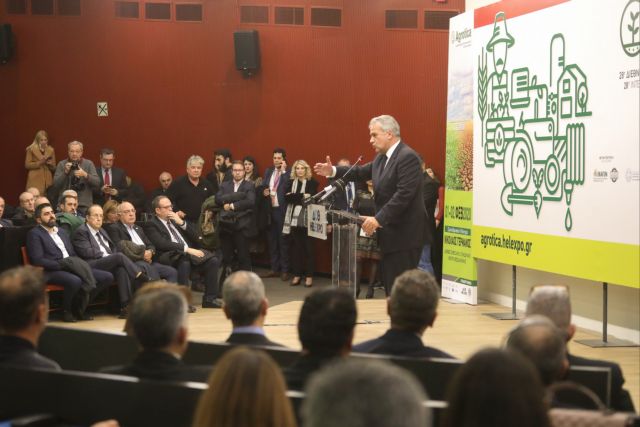 Ποσό ύψους 1,2 δισ. ευρώ στους αγρότες για επενδύσεις εξήγγειλε ο Μ.Βορίδης