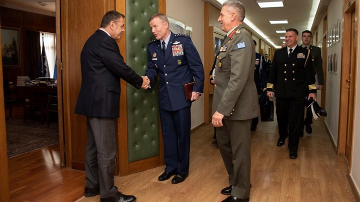 Συνάντηση Ν.Παναγιωτόπουλου με τον ανώτατο συμμαχικό Διοικητή του ΝΑΤΟ