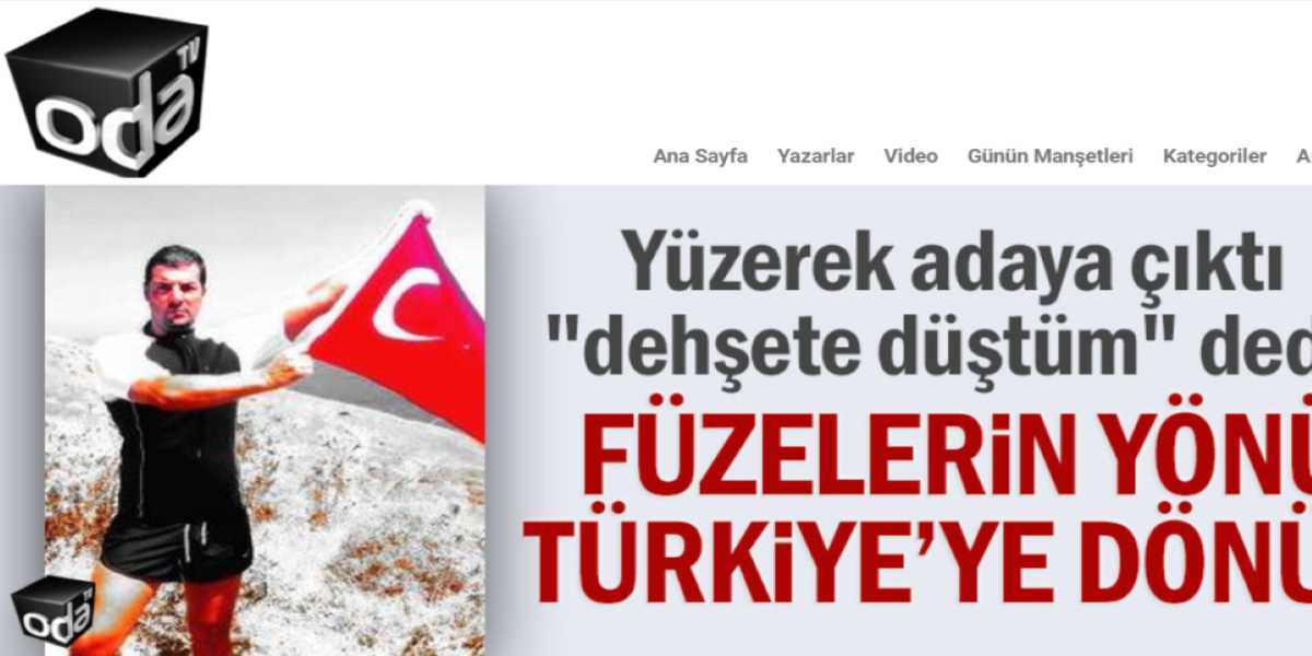 «Όνειρο» με αεροδρόμιο & συστοιχίες πυραύλων στο Φαρμακονήσι είδε Τούρκος εθνικιστής που… κολύμπησε μέχρι εκεί (φώτο)