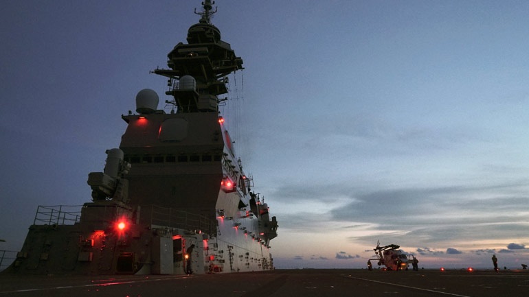 Για πρώτη φορά μετά τον Β’ ΠΠ η Ιαπωνία στέλνει αντιτορπιλικό σε αποστολή στον Περσικό Κόλπο (βίντεο)