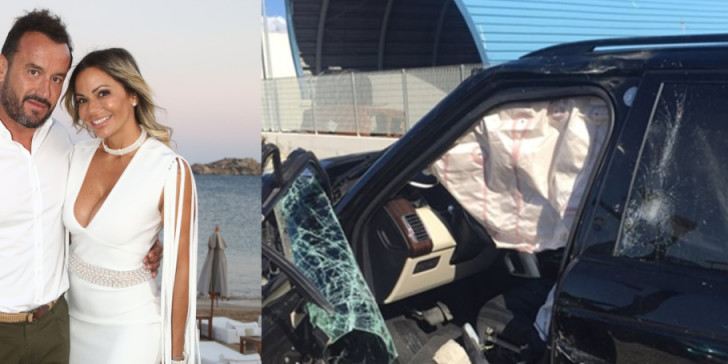 Από θαύμα γλίτωσε ο Mr. Ζαγόρι και η σύζυγός του – Πως το σκασμένο λάστιχο λίγο έλειψε να τους «κοστίσει» τη ζωή (φώτο)