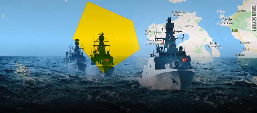 Δίπλα από την Λέσβο ανοίγει «πυρ» το τουρκικό Ναυτικό! – Προγραμματίζει μεγάλη αεροναυτική άσκηση