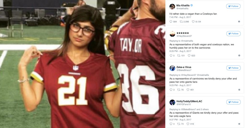 Η Mia Khalifa υπερ  Shakira για την κίνησή της με την γλώσσα που έκανε στο Super Bowl