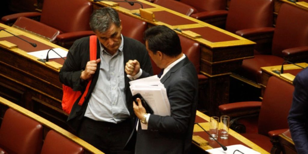 «Φουντώνει» ο πόλεμος μεταξύ Τσακαλώτου-Γεωργιάδη για την πρώτη κατοικία (βίντεο)