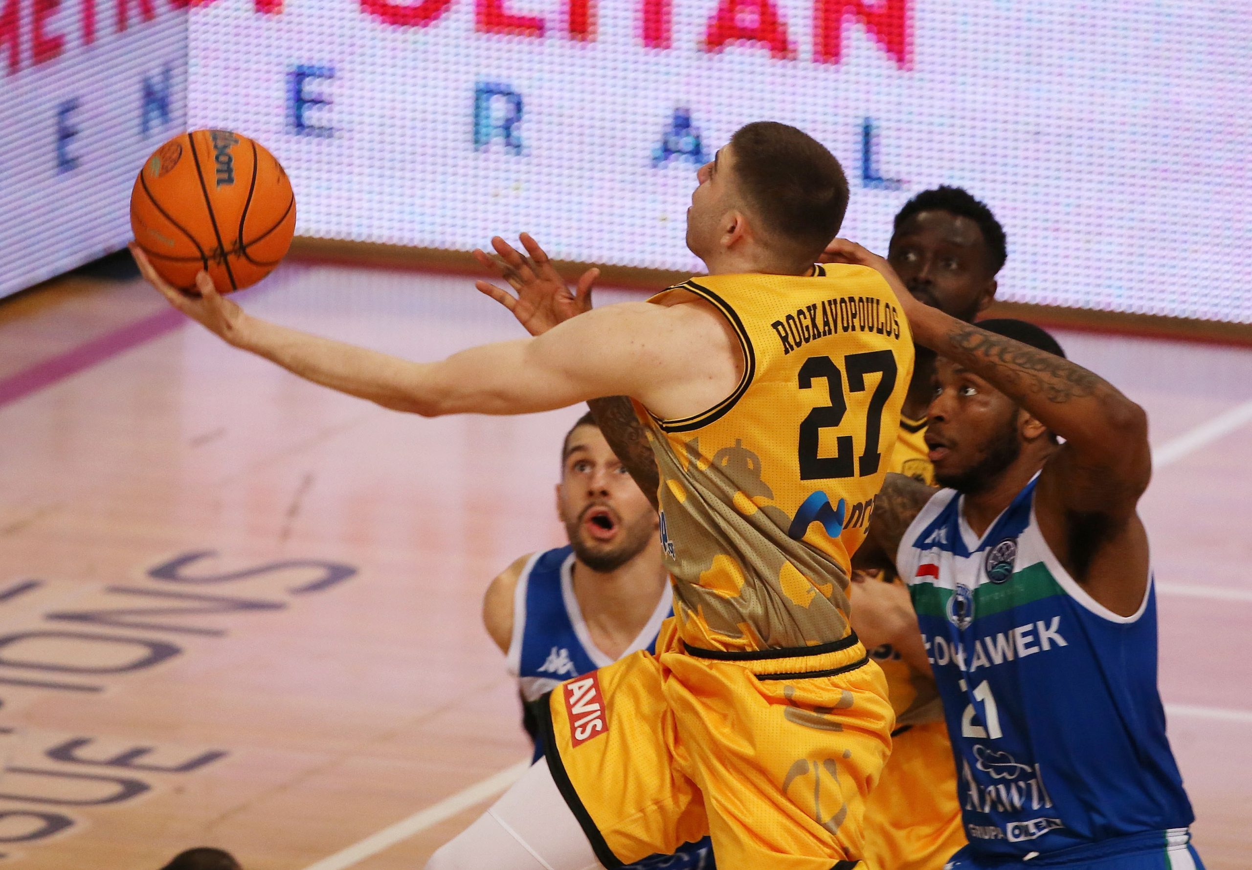 «Καθάρισε» την 2η θέση η ΑΕΚ (83-72) την Άνβιλ