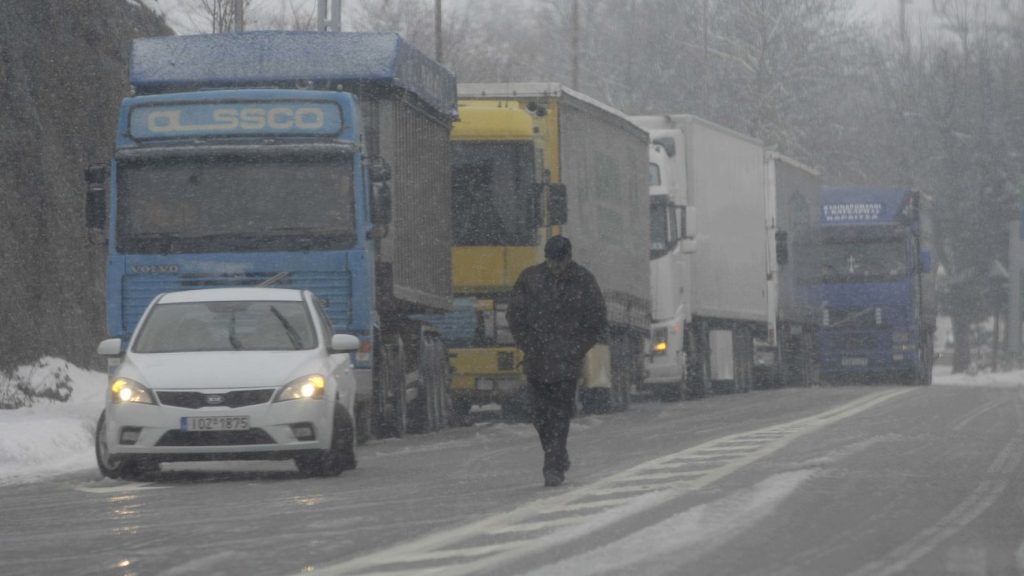 Απαγόρευση κυκλοφορίας βαρέων οχημάτων στην εθνική οδό Αθηνών-Λαμίας
