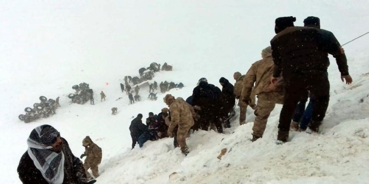 Τουρκία: Οι πρώτες στιγμές μετά το πέρασμα της φονικής χιονοστιβάδας που σκότωσε 41 ανθρώπους (βίντεο)