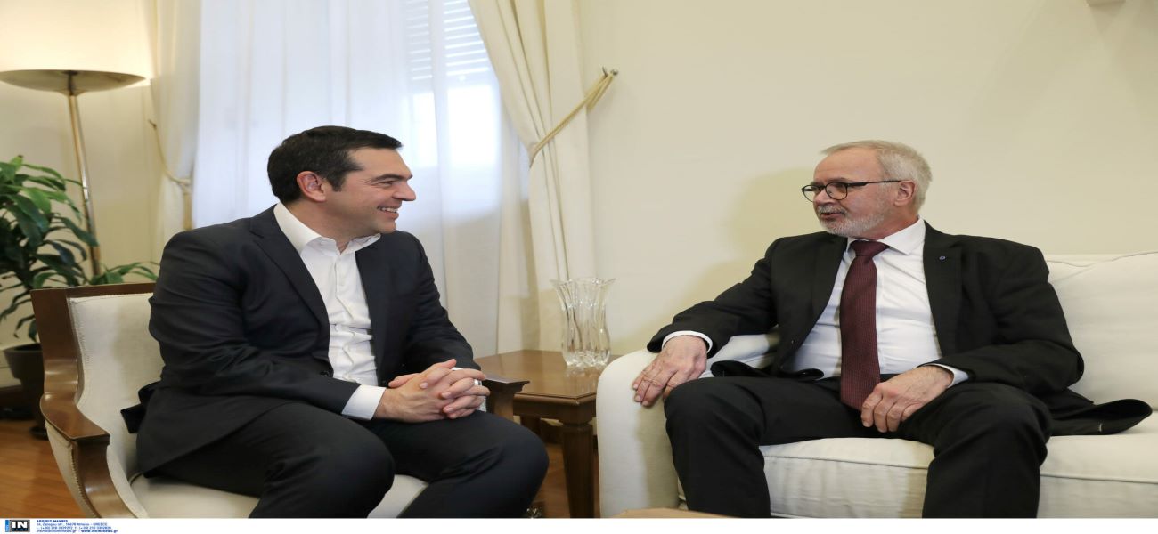 Αλέξης Τσίπρας: Συναντήθηκε με τον πρόεδρο της Ευρωπαϊκής Τράπεζας Επενδύσεων