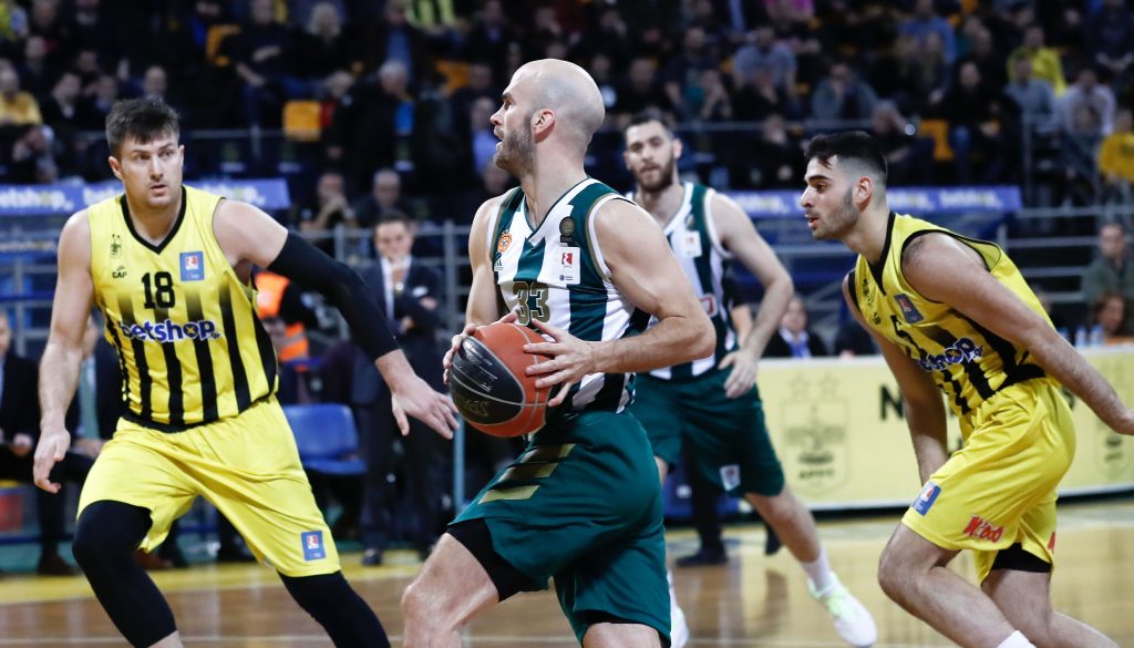 Πρωτάθλημα μπάσκετ: Πέρασε από το Αλεξάνδρειο ο Παναθηναϊκός (88-81) τον Άρη