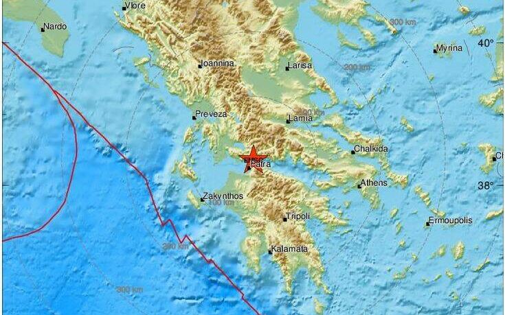 Σεισμός τα ξημερώματα στην Πάτρα – Η δόνηση είχε μέγεθος 3,4 Ρίχτερ
