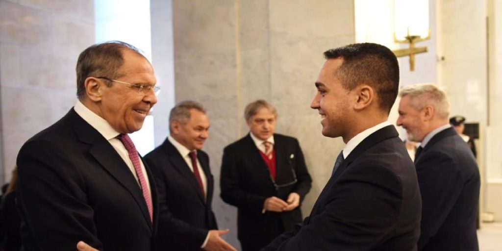 Ντι Μάιο μετά τη συνάντηση με Λαβρόφ: ««Μόνο η πολιτική μπορεί να δώσει λύση στη Λιβύη»