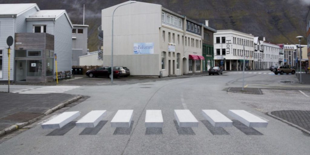 Θρακομακεδόνες: Δημιουργήθηκε τρισδιάστατη διάβαση πεζών – Για να προστατευθούν οι μαθητές από τροχαία