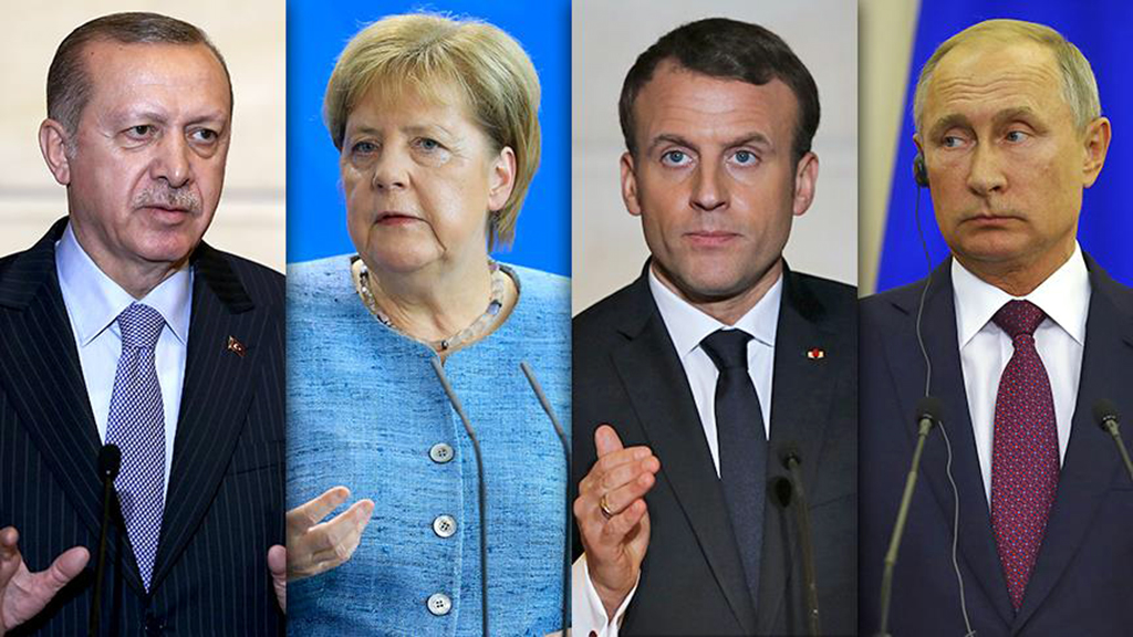 Ο Ερντογάν ανακοίνωσε τετραμερή για Συρία με Ρωσία, Γερμανία και Γαλλία