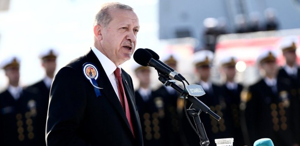 Ιαχές πολέμου από Ερντογάν: «Θα δώσουμε την απάντησή μας για την Ανατ. Μεσόγειο στο πεδίο της μάχης»