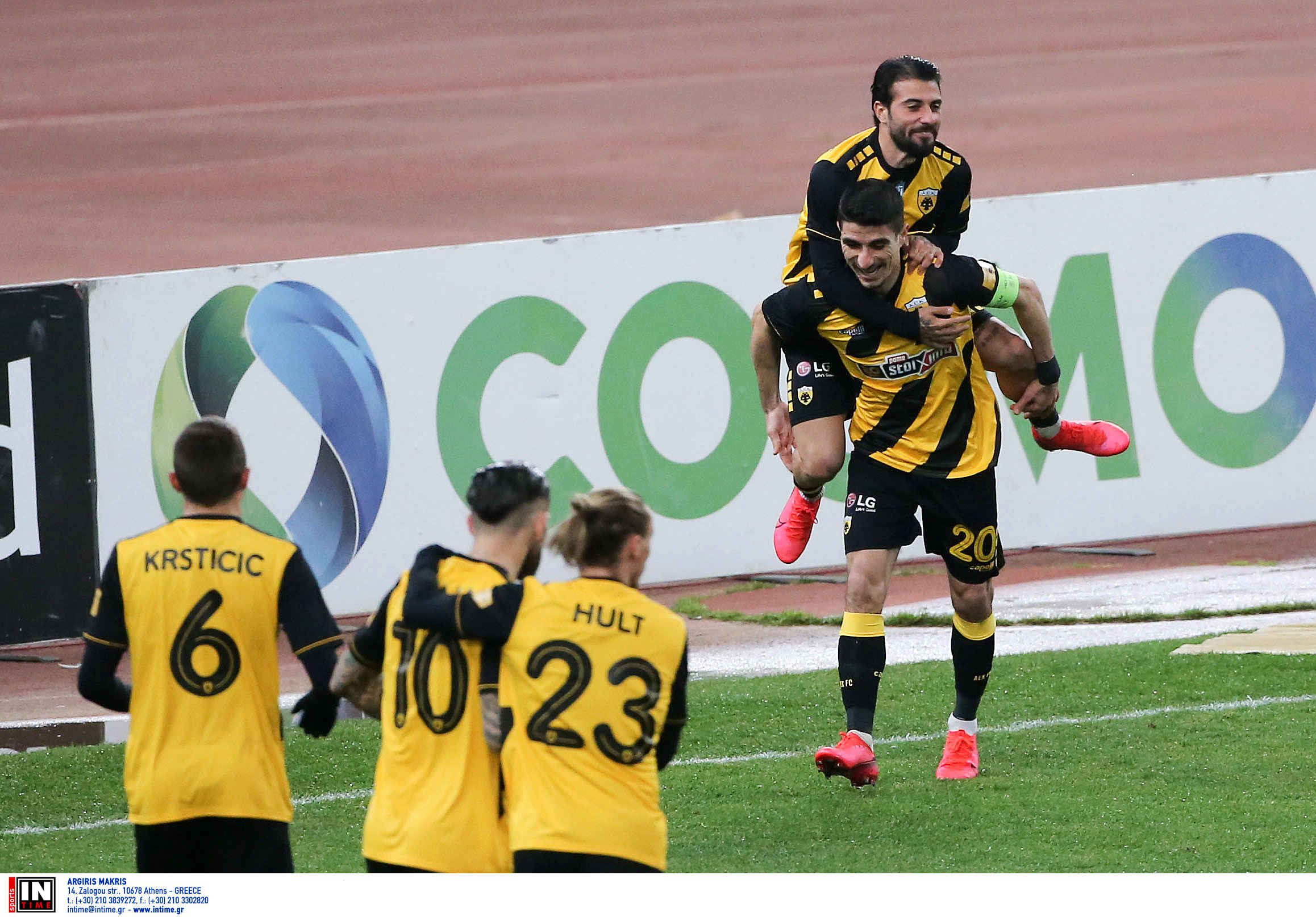 Ελληνικό πρωτάθλημα: «Καθάρισε» από νωρίς η ΑΕΚ (3-0) τον ΟΦΗ
