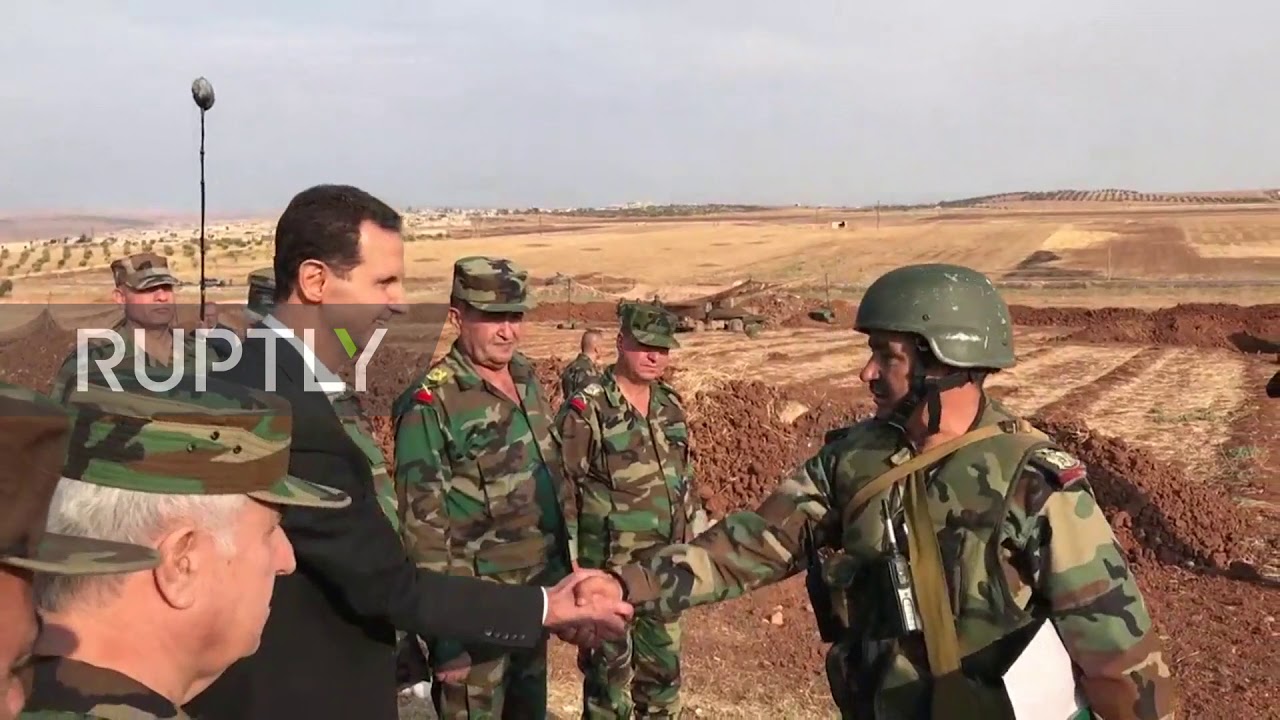 Συρία: Ο πρόεδρος Μπασάρ Αλ Άσσαντ στην πρώτη γραμμή του μετώπου με την Τουρκία