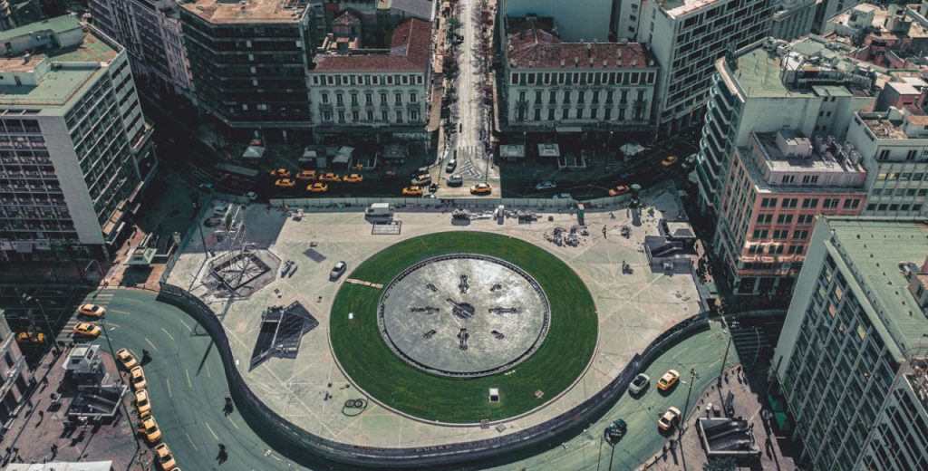 Δείτε πως είναι από… ψηλά η νέα πλατεία Ομονοίας (βίντεο)