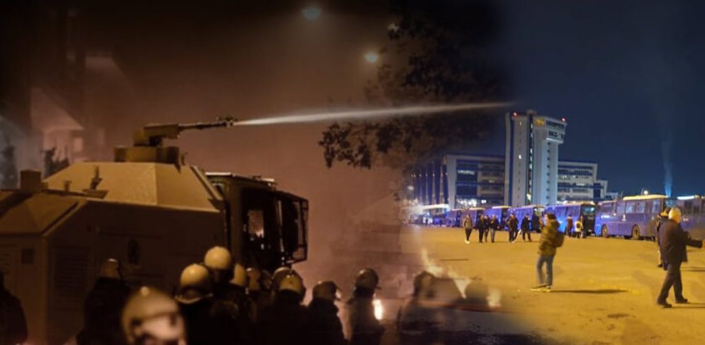 Βίντεο: Άνδρας πυροβολεί έξω από το στρατόπεδο που βρίσκονταν τα ΜΑΤ στη Μυτιλήνη