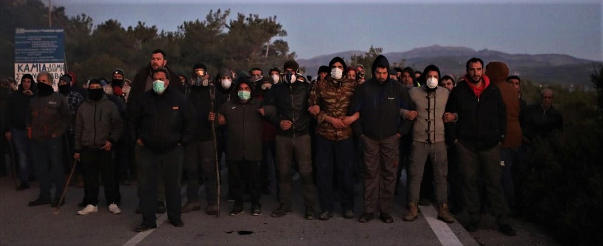 Εξέγερση σε Λέσβο & Χίο: Συνελήφθησαν 21 πολίτες για αντίσταση στην οικοδόμηση των νέων «δομών φιλοξενίας»