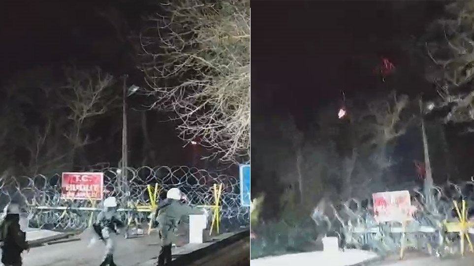 Βίντεο: Μαζική επίθεση αλλοδαπών κατά αστυνομικών στον Έβρο – Χρησιμοποίησαν τουρκικά δακρυγόνα!
