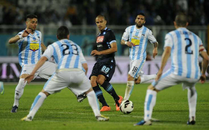 Ιταλία: Οι παίχτες της Πεσκάρα μπήκαν στο γήπεδο με προστατευτικές μάσκες για τον κορωνοϊό