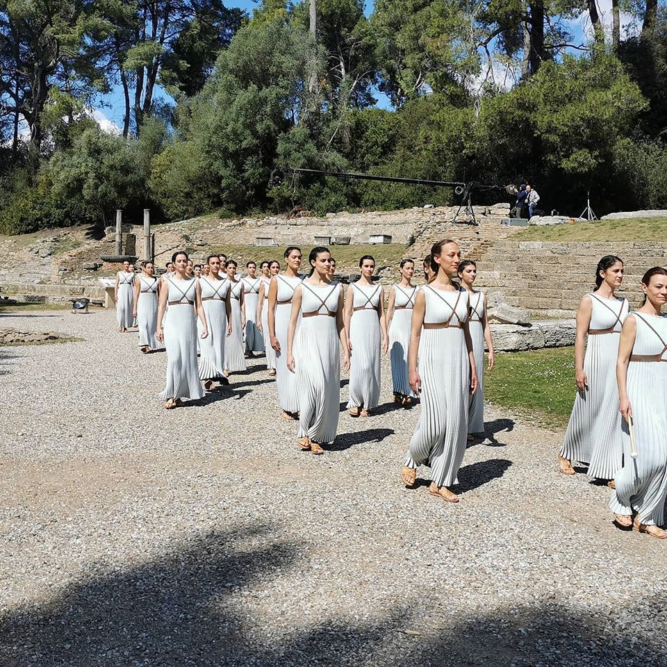 Πραγματοποιήθηκε η πρόβα της Τελετής Αφής της Ολυμπιακής Φλόγας – «Παρών» η Α. Κορακάκη (φώτο)
