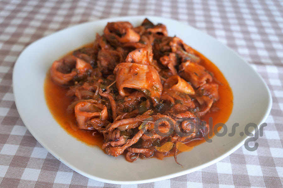 Η συνταγή της ημέρας: Καλαμαράκια γιαχνί