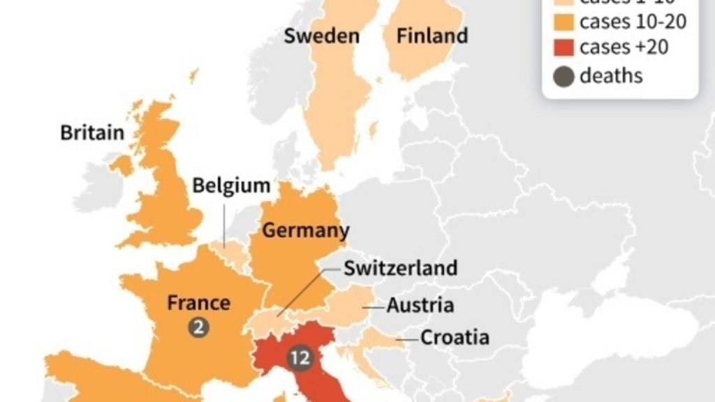 Ευρώπη: Ξεπέρασαν τα 100.000 τα κρούσματα στη Γηραιά Ήπειρο