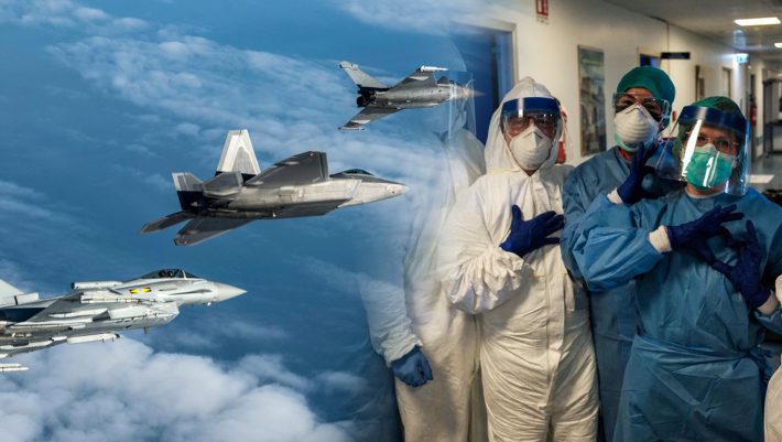 Η δύση επιλέγει μισό αιώνα τώρα τις αμυντικές δαπάνες έναντι της προστασίας από πανδημίες