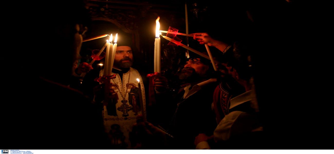 Στον «αέρα» η μεταφορά του Αγίου Φωτός από τα Ιεροσόλυμα στην Ελλάδα