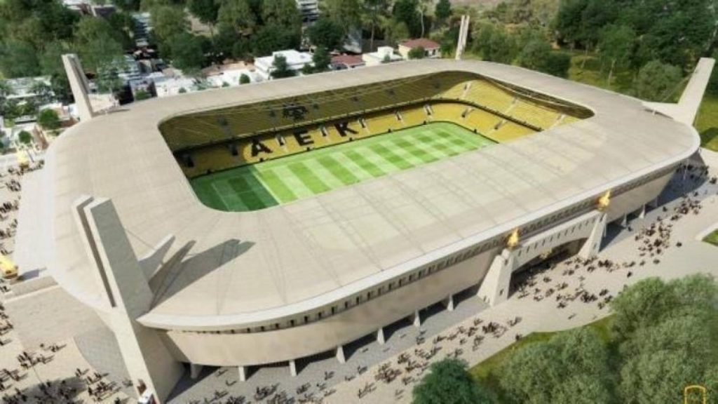 Αγιά Σοφιά: Δείτε νέα φωτογραφία από το φωτισμένο γήπεδο της ΑΕΚ (φώτο)