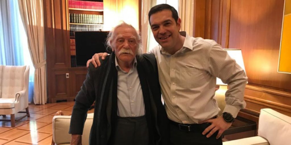 Νέα ανάρτηση Α. Τσίπρα για Μ. Γλέζο: «Ακόμη και όταν διαφώνησε με επιλογές μας είπε με θάρρος τη γνώμη του»