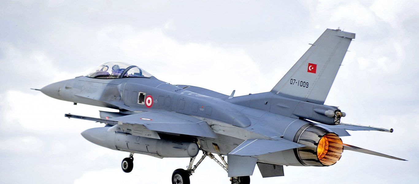 Νέες υπερπτήσεις τουρκικών F-16 πάνω από Λειψούς & Φαρμακονήσι – Πέταξαν πάνω κι από τον Αγ.Μηνά