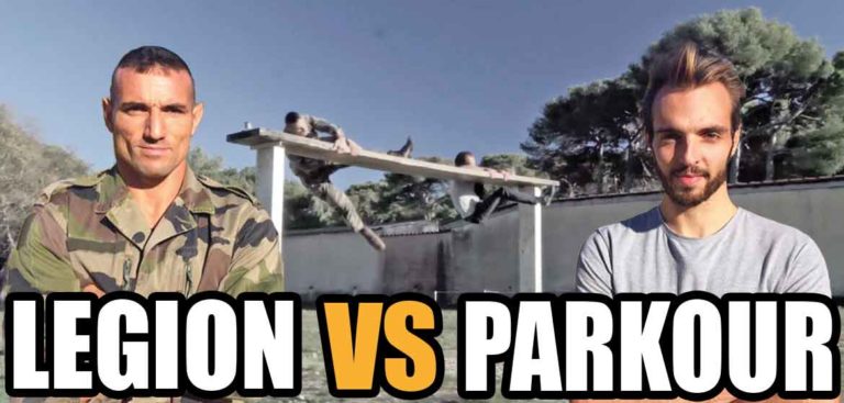 Παρκούρ εναντίον Λεγεώνας των Ξένων – Ποιος θα περάσει πρώτος τον στίβο μάχης (βίντεο)
