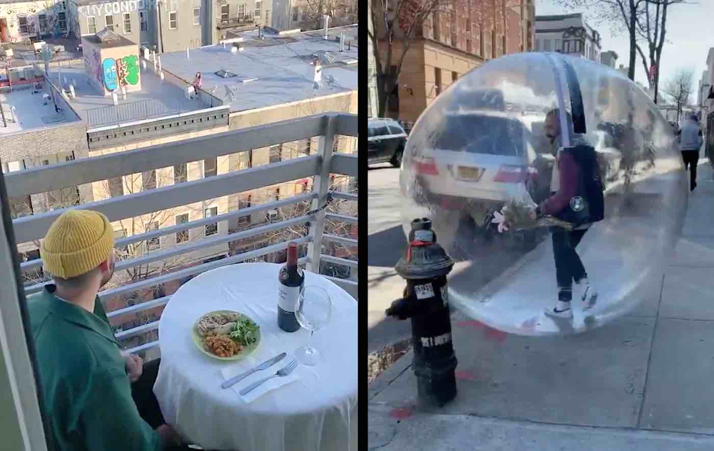 Πως γίνεται το φλερτ στα χρόνια του κορωνοϊού; – Έχουμε το ζωντανό παράδειγμα (βίντεο)