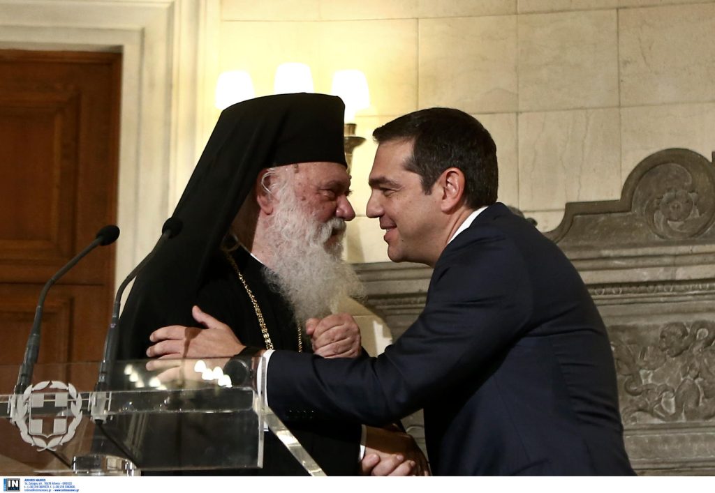 Περαστικά Α.Τσίπρα σε Ιερώνυμο και ευχές για ταχεία επιστροφή στα καθήκοντά του